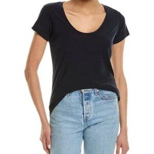 James Perse Deep Scoop Neck T-Shirt